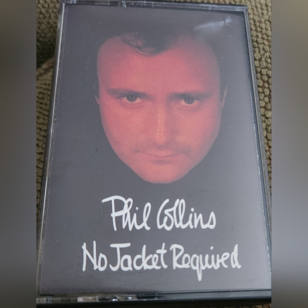 Vintage 1980 Phil Collins' No Jacket Required on cassette